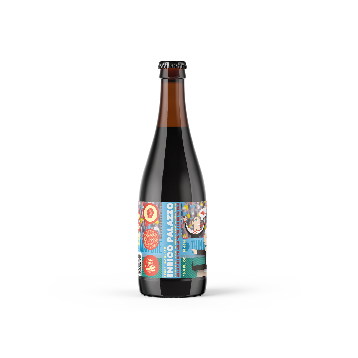 
                  
                    Enrico Palazzo · Bourbon Barrel Aged Imperial Stout [collaboration with Mean Sardine Brewery & Bluejacket]
                  
                