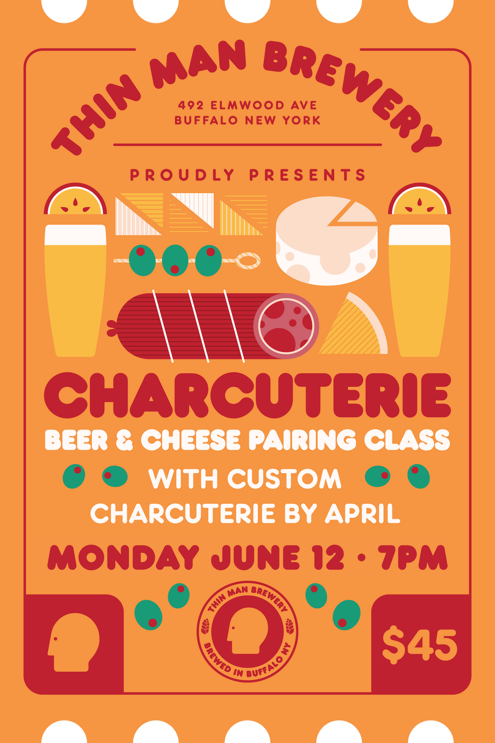 Charcuterie Beer & Cheese Pairing Class with April Wheaton! [ELMWOOD]