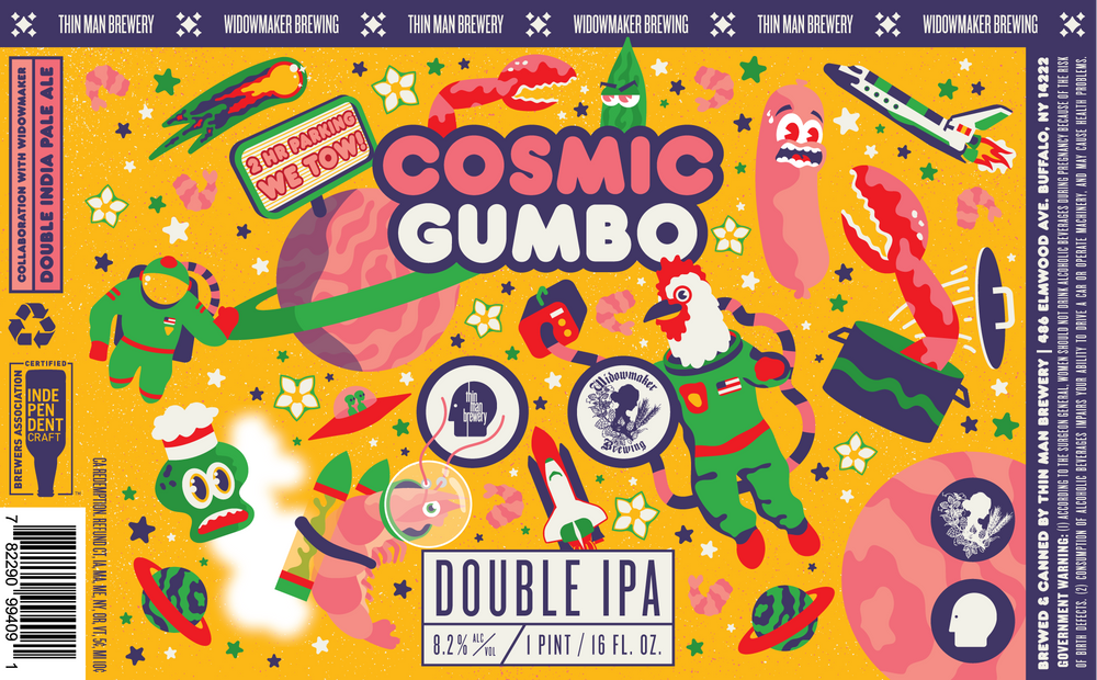 Cosmic Gumbo · DIPA [collaboration with Widowmaker] – thinmanbrewery